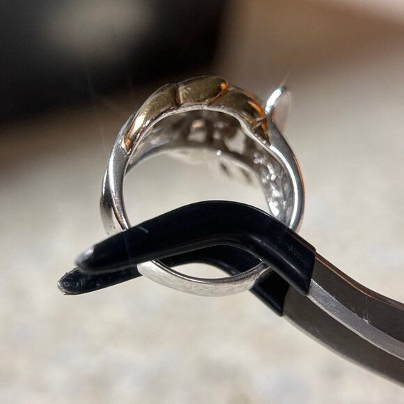 925 Tulip Flower Ring - Picture 6 of 9